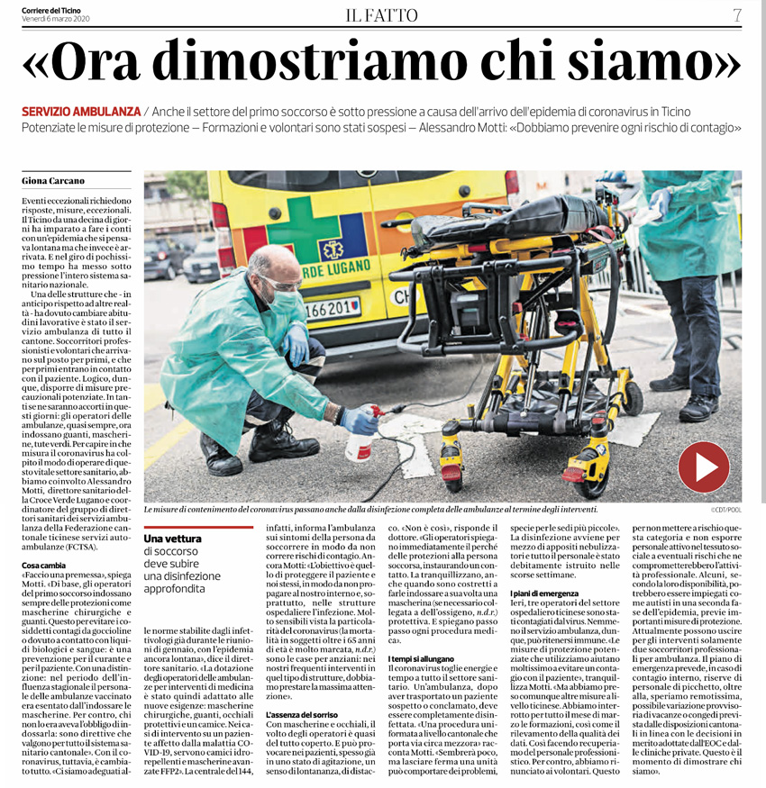 Corriere del Ticino.06.03.2020