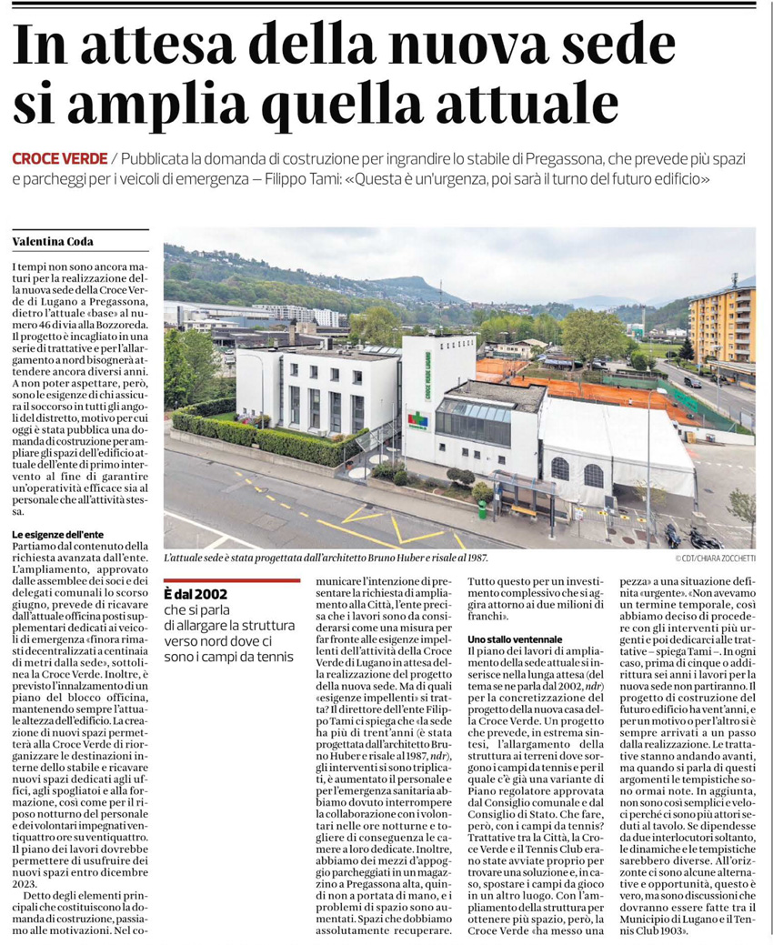 Corriere del Ticino.15.09.2022