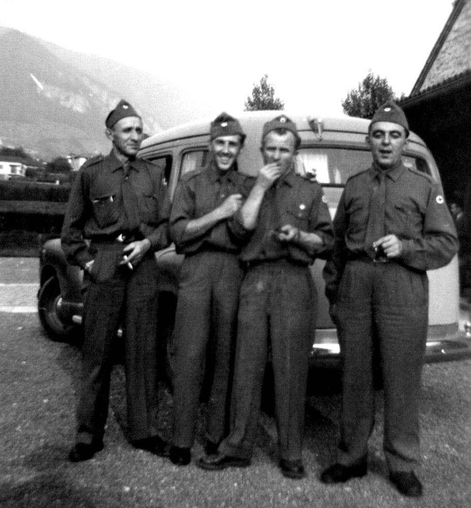 1950 - I militi Cerutti, Poggiali, Cantoreggi e Giandina
